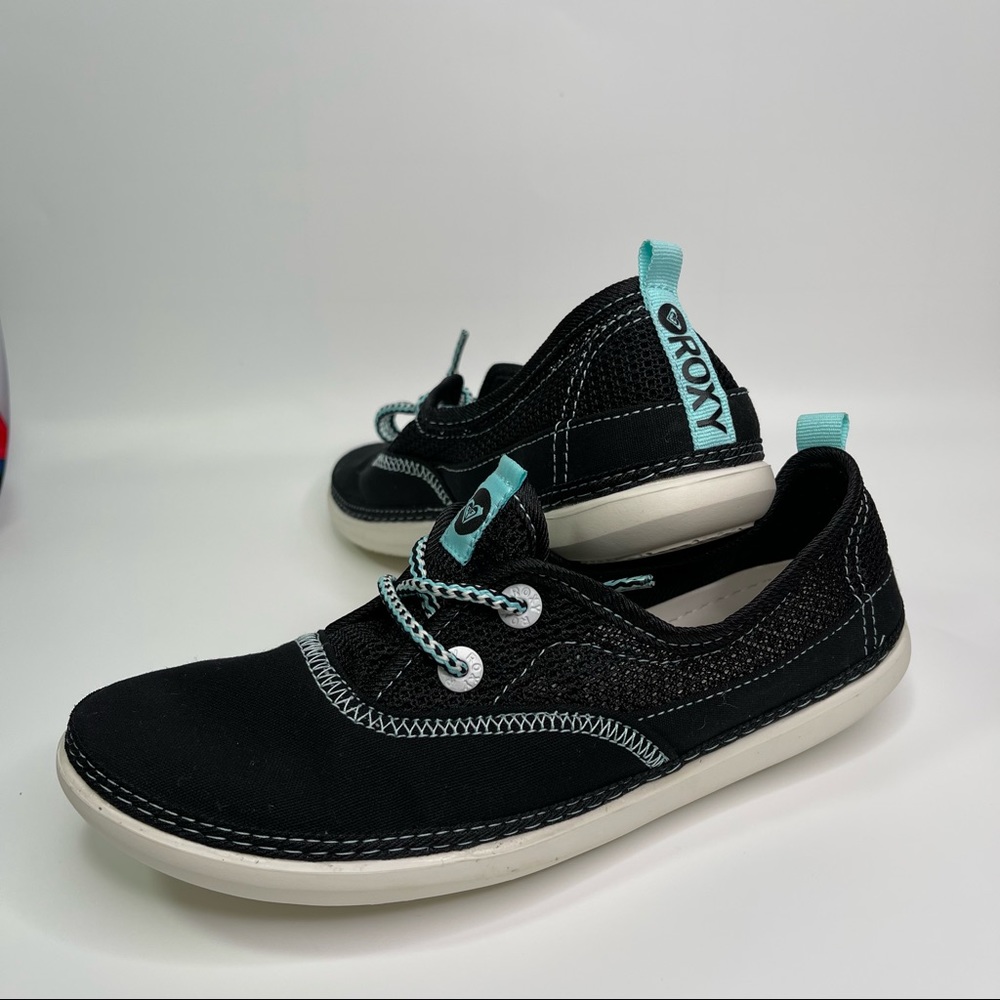 Roxy Women's Cruise Slip On Shoe Sneaker Black/White 9 M US